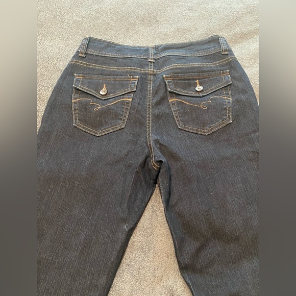 Nine West Size 10 Dark Wash Boot Cut Jeans - Picture 2 of 3